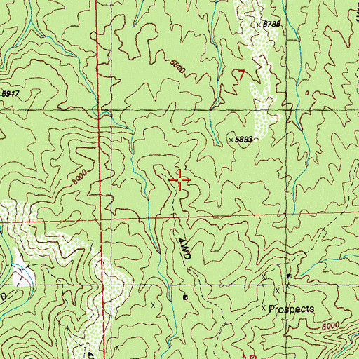 Topographic Map of Beaseley Property, NM
