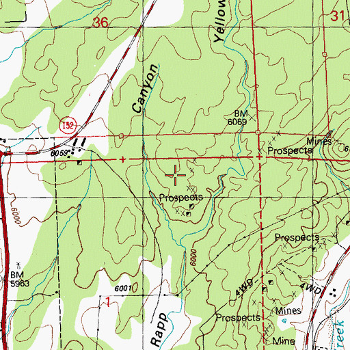 Topographic Map of Betty-Jo, NM