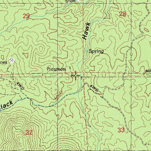 Topographic Map of Zelma Prospect, NM