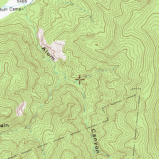 Topographic Map of Alunogen Tunnel Number 4, NM
