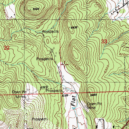 Topographic Map of Breman, NM