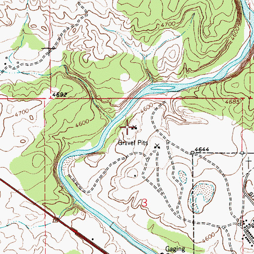 Topographic Map of Tapia Pit, NM