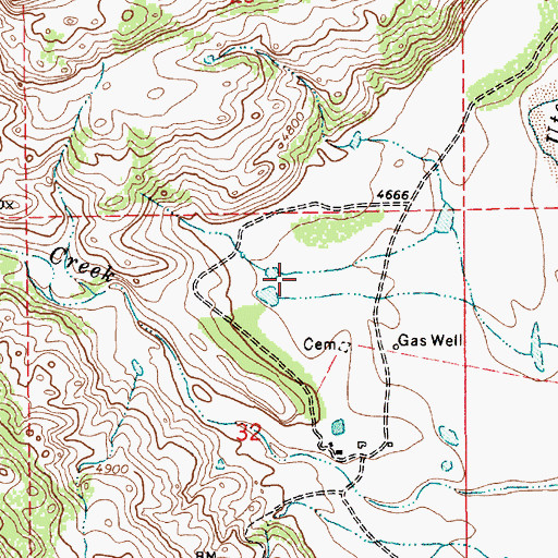Topographic Map of Neill Number One Harris, NM