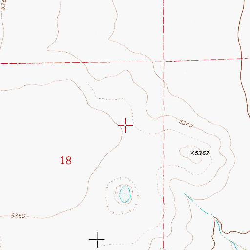 Topographic Map of Amoco Number One State F C, NM