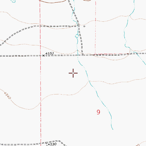 Topographic Map of Clay Number One State, NM
