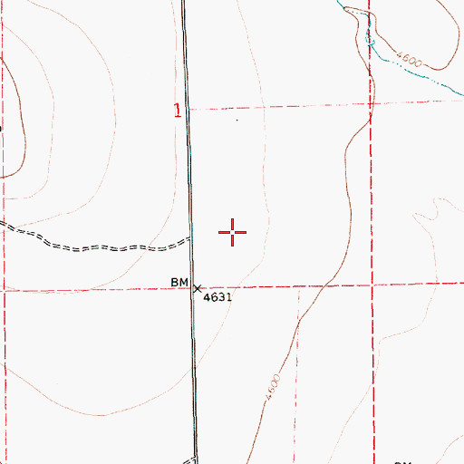 Topographic Map of Danube Number One Beller, NM