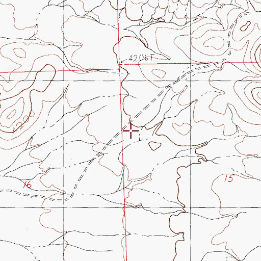 Topographic Map of Amy K, NM
