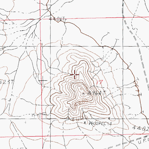 Topographic Map of Kukendall Prop., NM