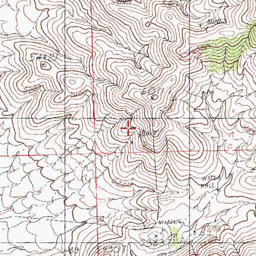 Topographic Map of Handcar Vein, NM