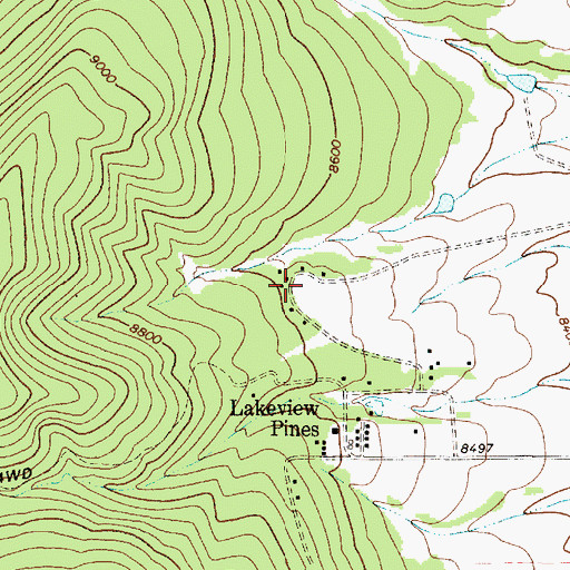 Topographic Map of El Renz-O-Ranch, NM