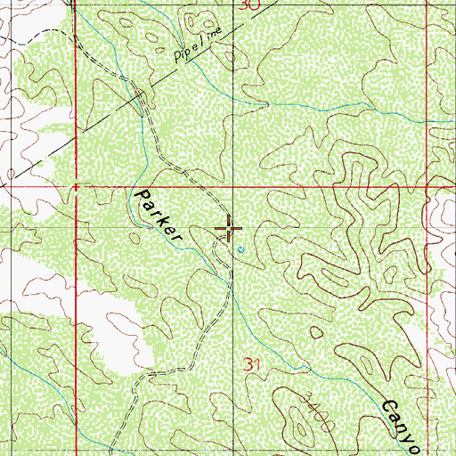 Topographic Map of Palo Verde Ranch, AZ