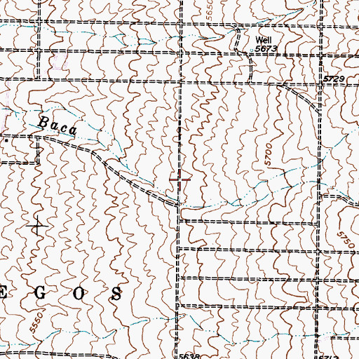 Topographic Map of Bethal Heritage Church, NM