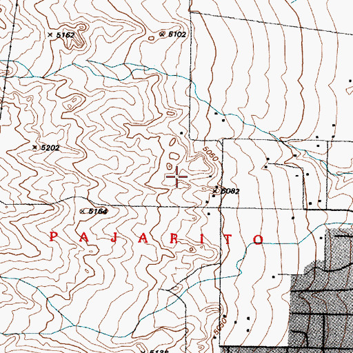 Topographic Map of Mc Elroy Pit, NM
