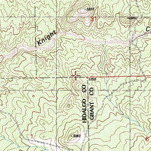 Topographic Map of Fred L Group, NM