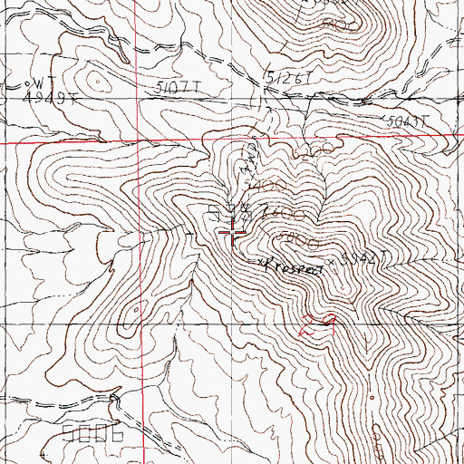 Topographic Map of Rincon, NM