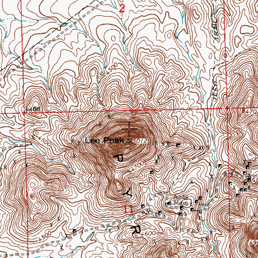 Topographic Map of Summit Group, NM