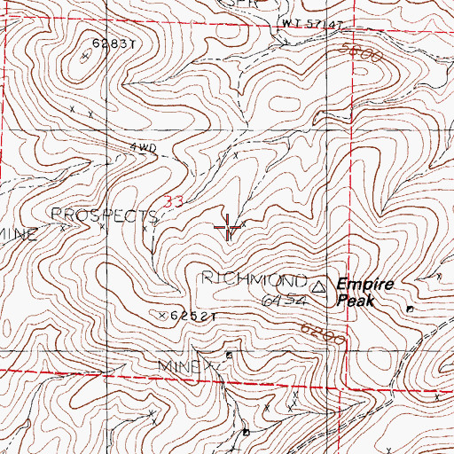 Topographic Map of Empire, NM