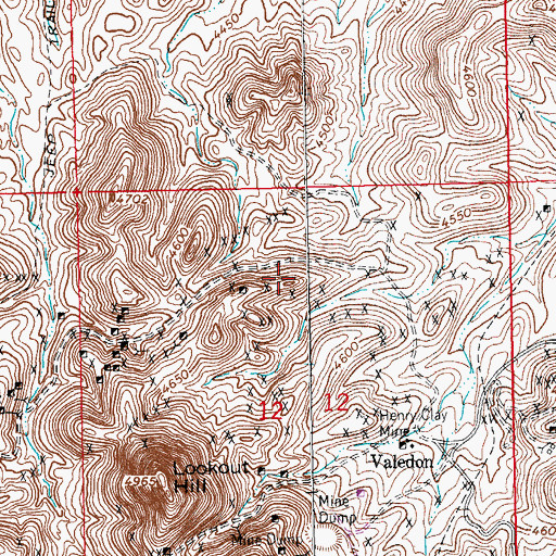 Topographic Map of Goodsight, NM