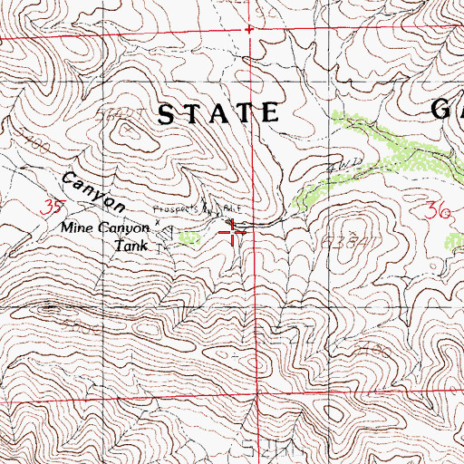 Topographic Map of Lead Queen, NM