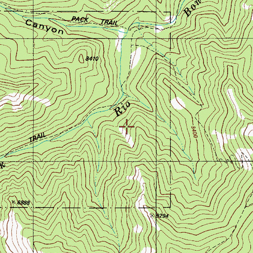 Topographic Map of Free Gold Tunnel, NM