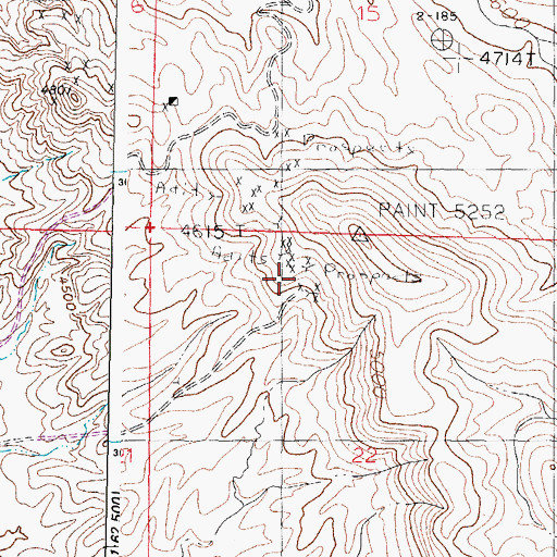 Topographic Map of Alamo, NM
