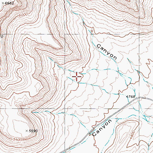 Topographic Map of Gem Group, NM