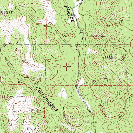 Topographic Map of Latham Iron Mine, NM