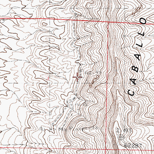 Topographic Map of Lone Tree Prospect, NM