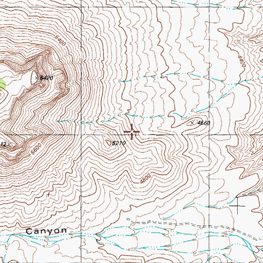 Topographic Map of Independence Mine, NM