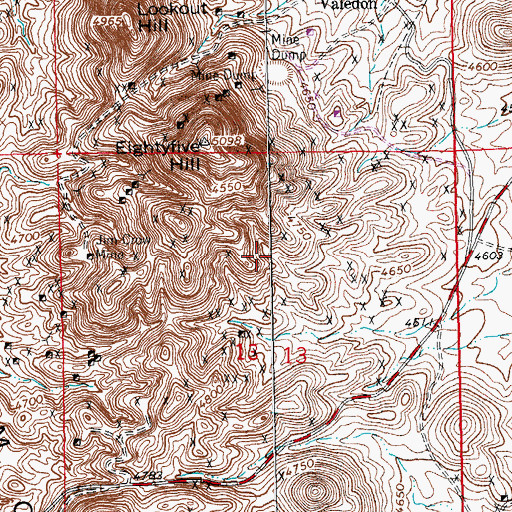 Topographic Map of Venice, NM