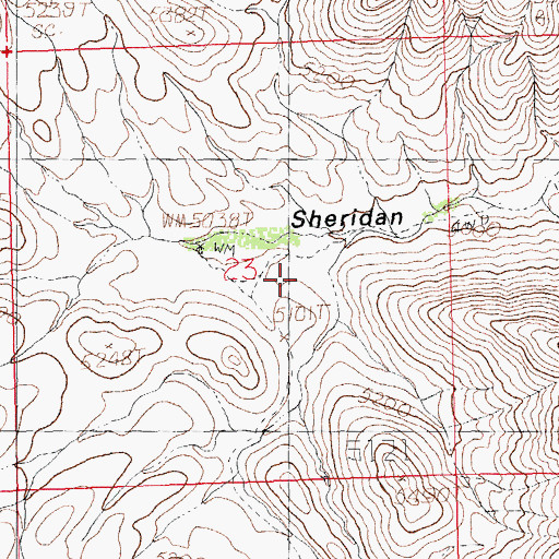 Topographic Map of Carbonate Group, NM