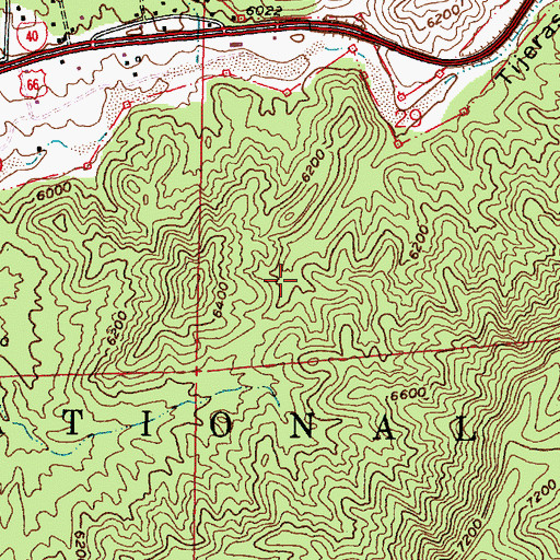 Topographic Map of Silver Ring-Verdun Claims, NM