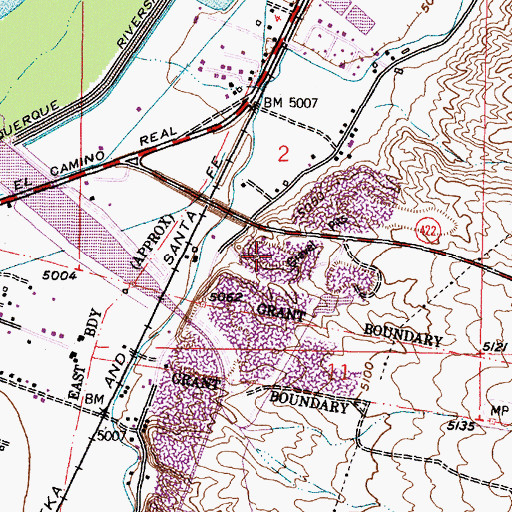 Topographic Map of Johnson Pit, NM