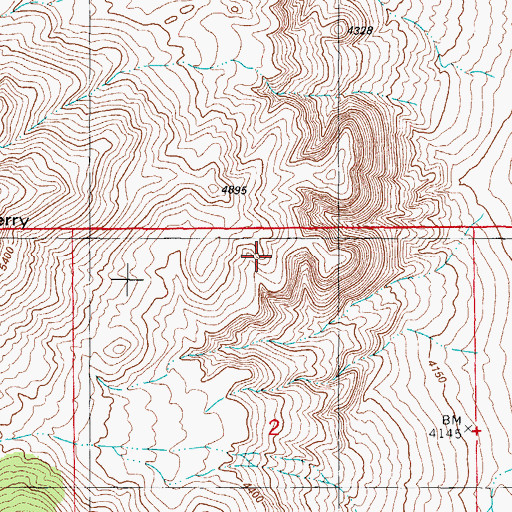 Topographic Map of Governor Group, NM