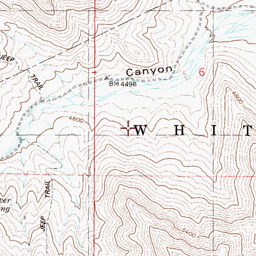 Topographic Map of Hembrillo Canyon, NM