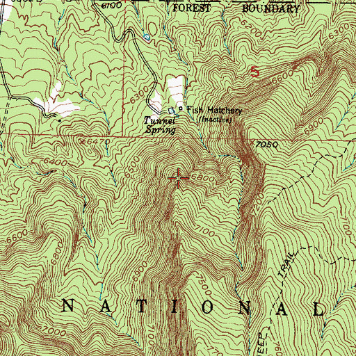 Topographic Map of San Jose Group, NM