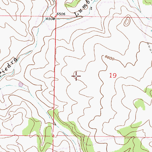 Topographic Map of Coal Prospect, NM