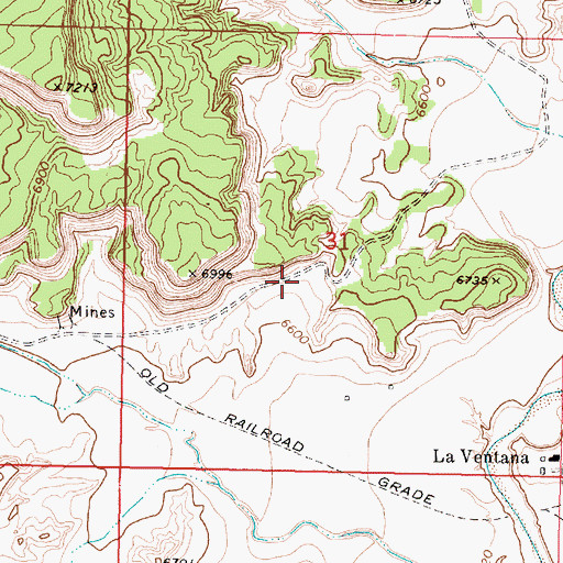 Topographic Map of Peacock Number Three, NM