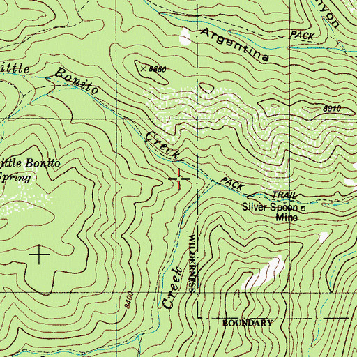 Topographic Map of EPS-1 Claim, NM