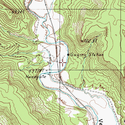 Topographic Map of Dawson Number 5, NM