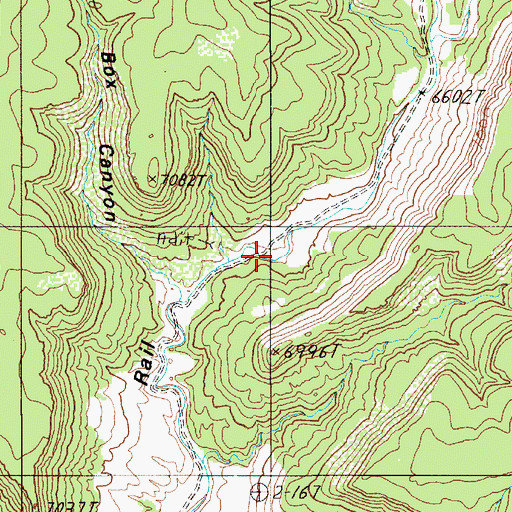 Topographic Map of Dawson Number 6, NM