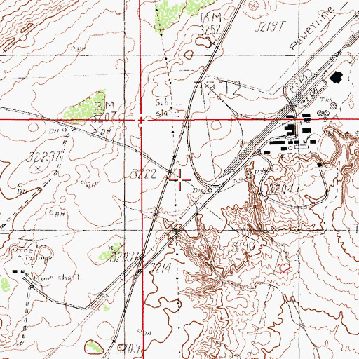Topographic Map of Salt Supply Company, NM