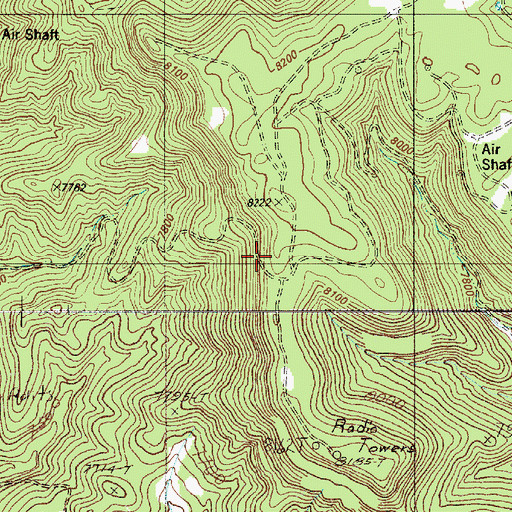 Topographic Map of York Canyon Number 1, NM