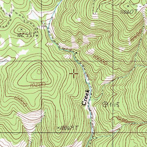 Topographic Map of Wyanodotte, NM