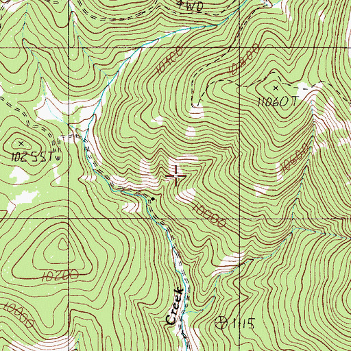 Topographic Map of Legal Tender Mine, NM