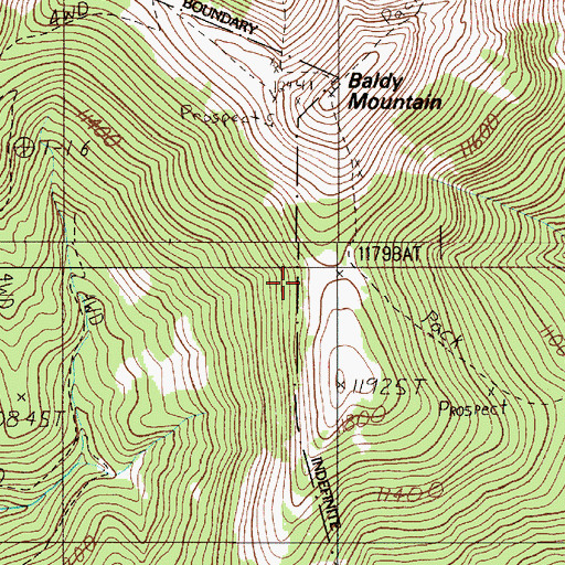 Topographic Map of Good Friend, NM