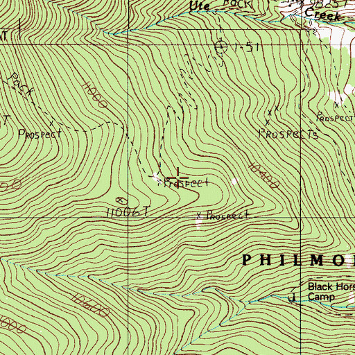Topographic Map of Black Horse Group, NM