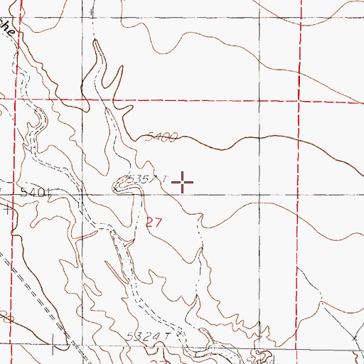 Topographic Map of Omission Quarry, NM