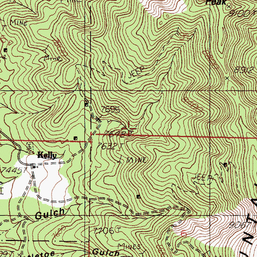 Topographic Map of Germany, NM