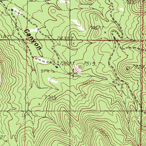 Topographic Map of Iron Mask, NM